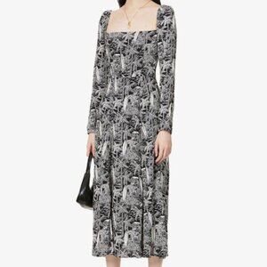 RARE Reformation Sigmund Dress in Tropical Print